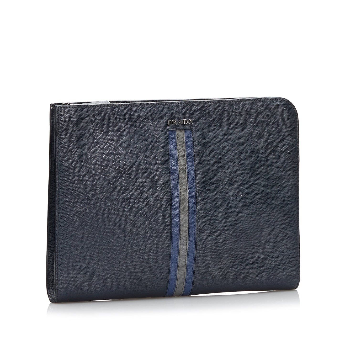 Prada Around Portfolio Clutch Bag Saffiano Zip