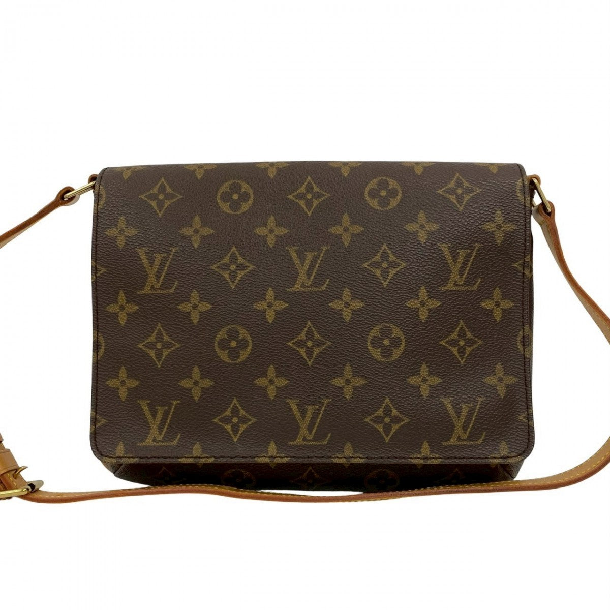 Louis Vuitton M51257 PVC M tte Tango Monogram Leather Brown Shoulder Bag 821A821