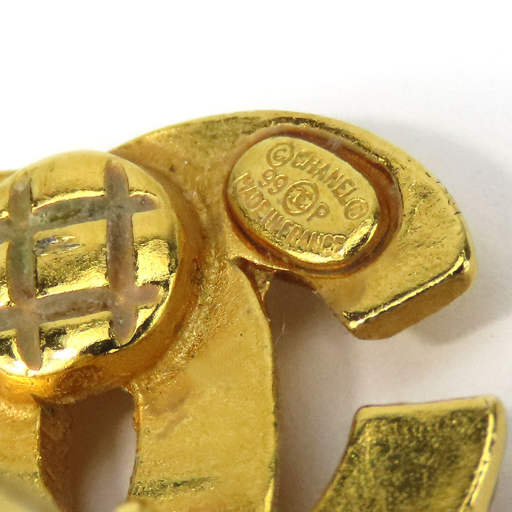 COCO Mark Earrings Jewelry Gold Metal