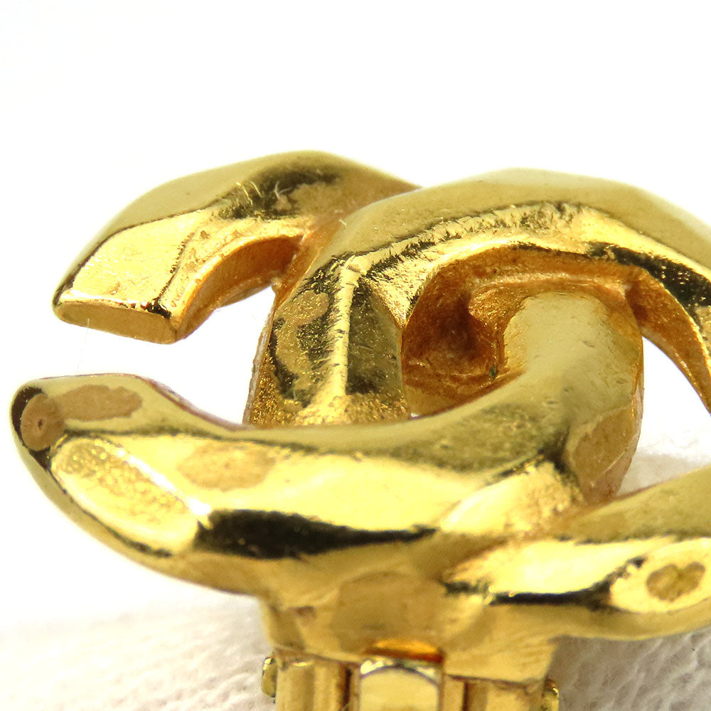 COCO Mark Earrings Jewelry Gold Metal