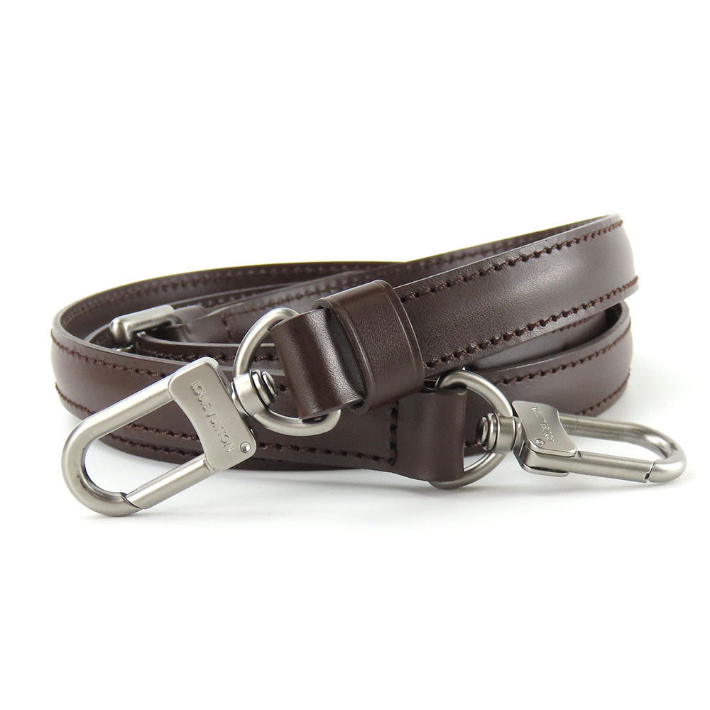 Louis Vuitton strap Leather Brown Shoulder Bag 4