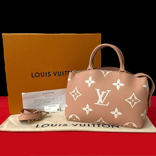 Louis Vuitton M46353 Unplant Petit Palais PM Monogram Leather Pink Shoulder Bag