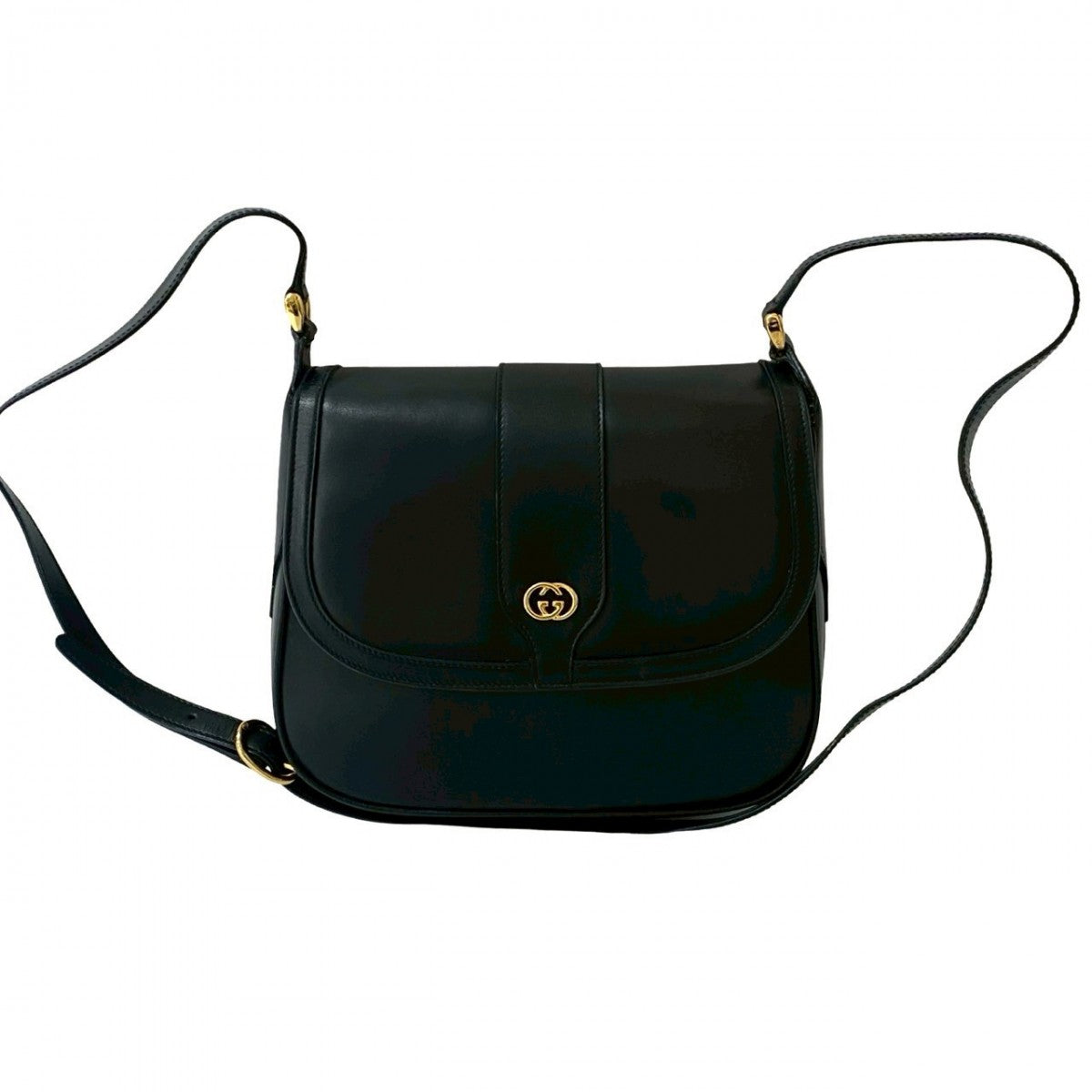 Gucci 824A824 Leather Black Shoulder Bag