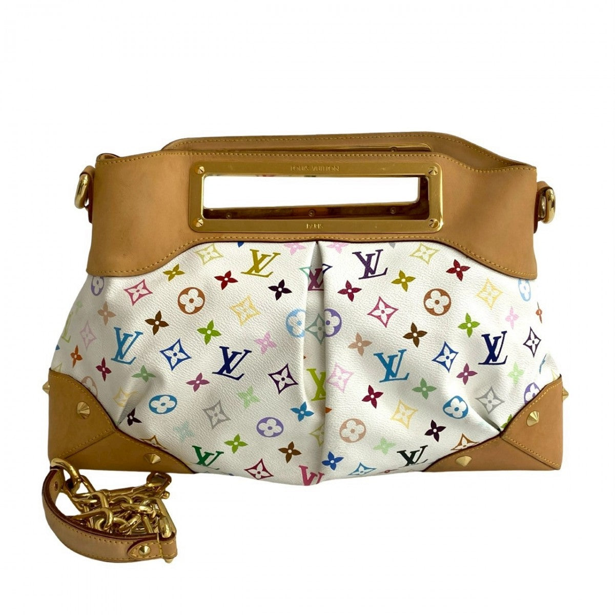 Louis Vuitton M40253 Judy GM Monogram Leather Multicolor Shoulder Bag
