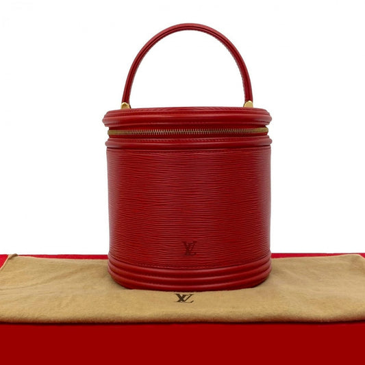 Louis Vuitton M48037 Epi Cannes Leather Red Handbag