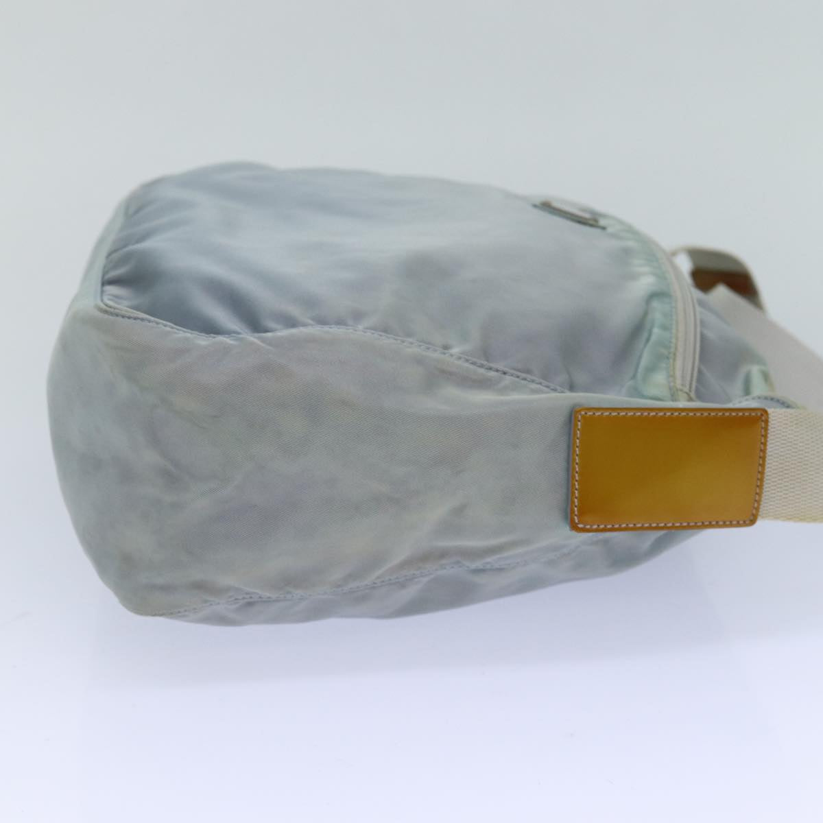 Prada Shoulder Bag Light Auth Nylon Blue