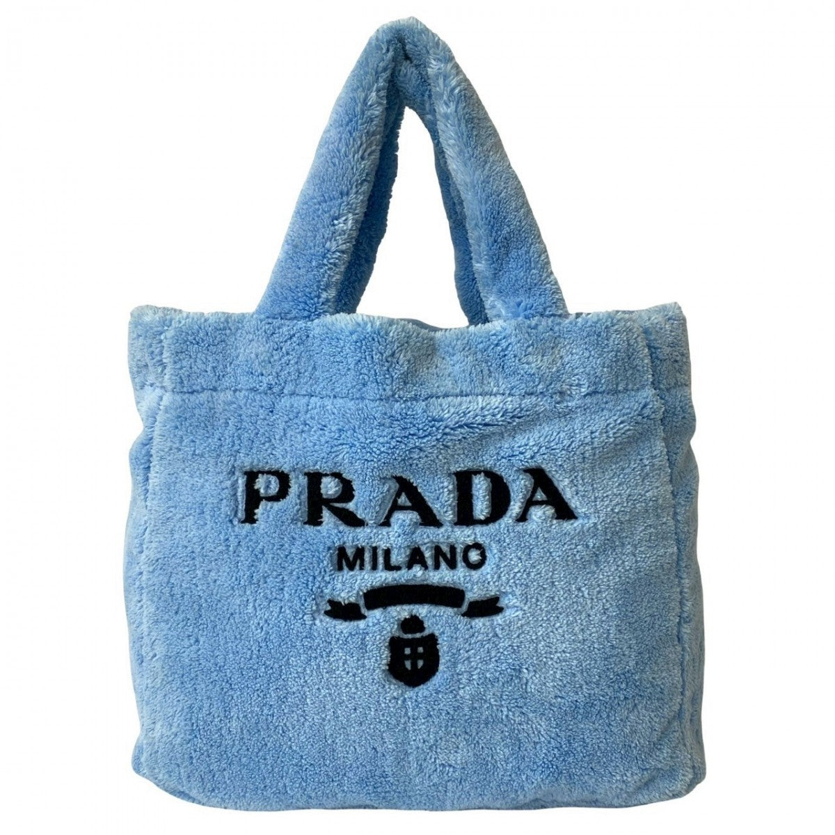 Tote Bag Pile Towel Terry Tote Blue
