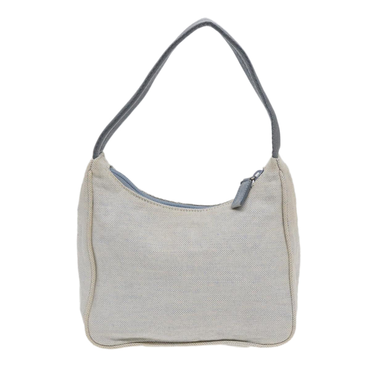 Prada Sports Accessory Pouch Light Auth Luxury Handbag Canvas Blue Clutch Bag