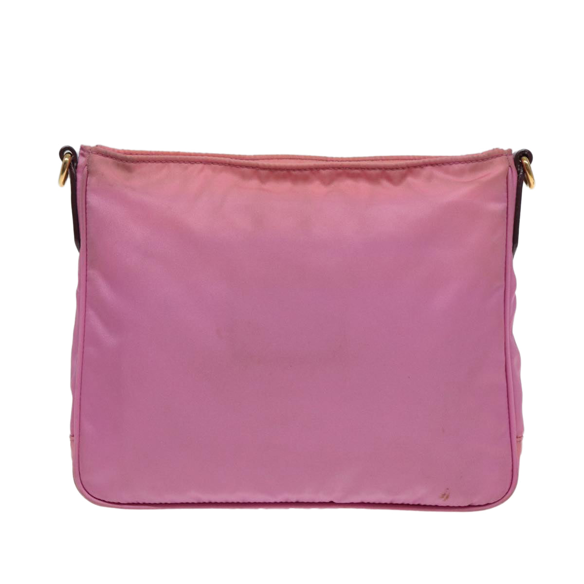 Prada Shoulder Bag Auth Nylon Pink Pink Auth 82693