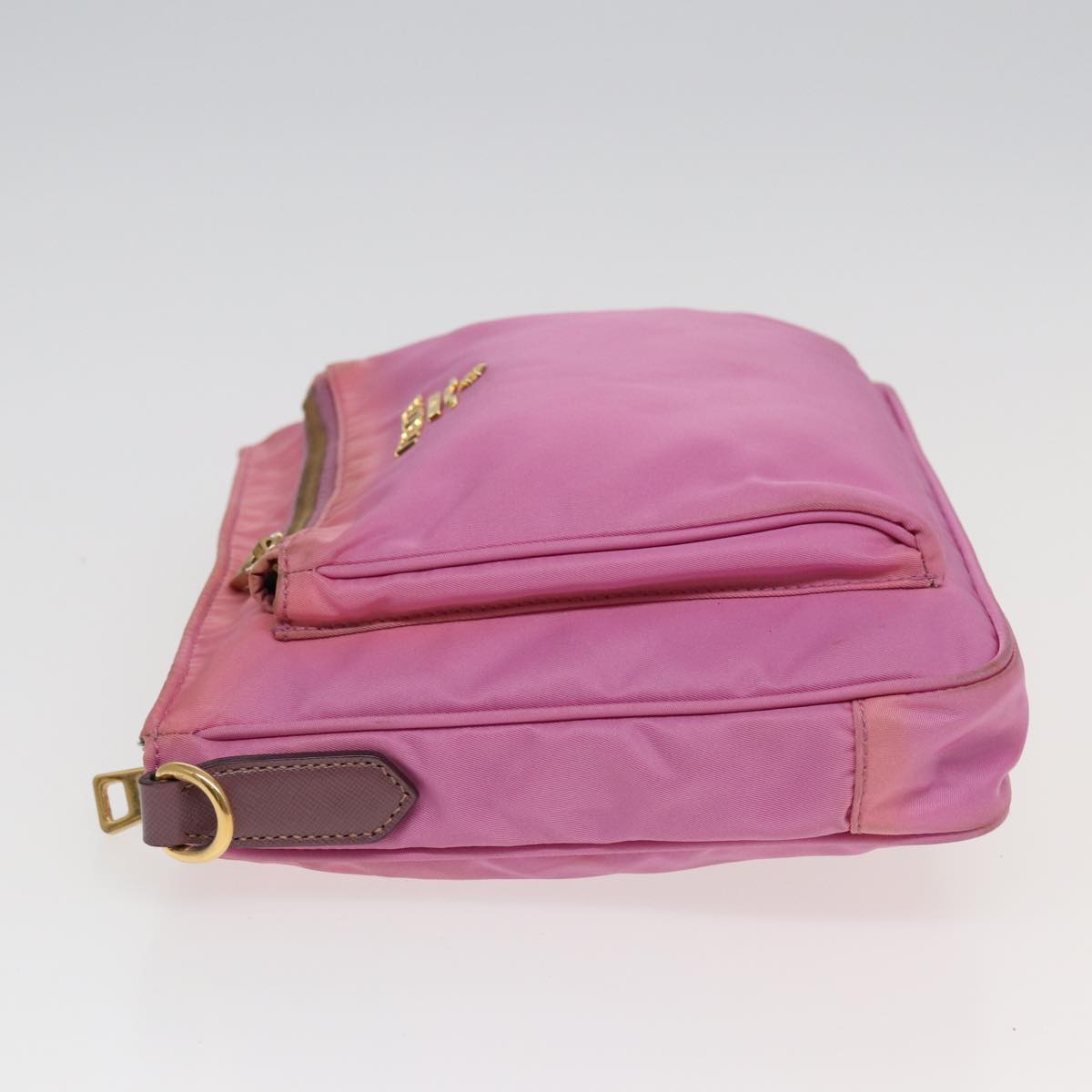 Prada Shoulder Bag Auth Nylon Pink Pink Auth 82693