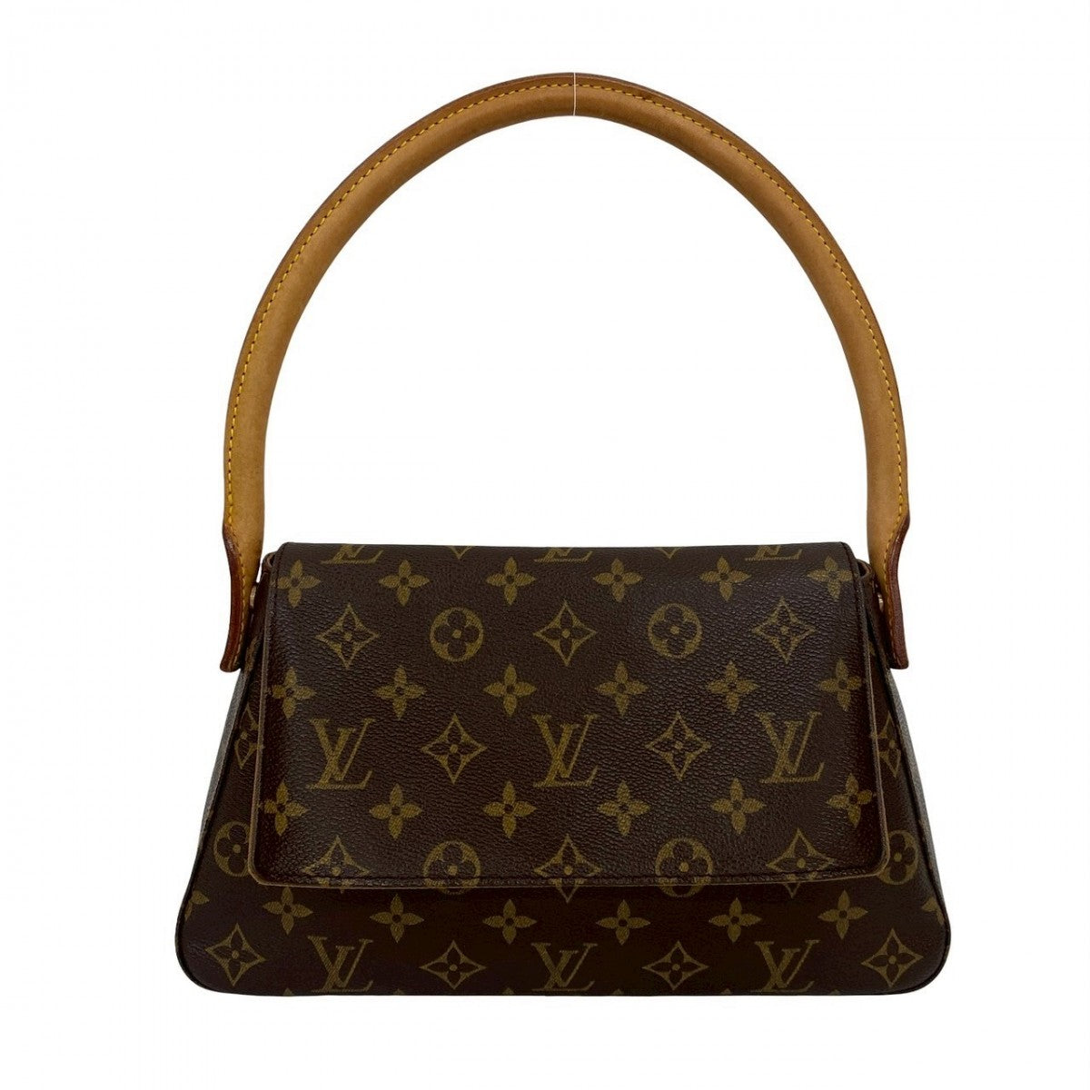 Louis Vuitton M51147 Looping Monogram Leather Brown Mini Shoulder Bag