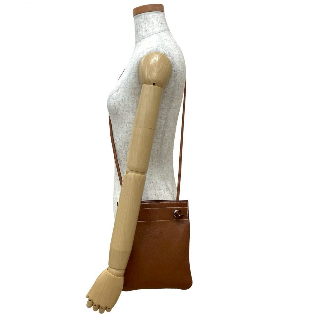 Hermes Shoulder Bag Vauvarenia Arine Brown Mini
