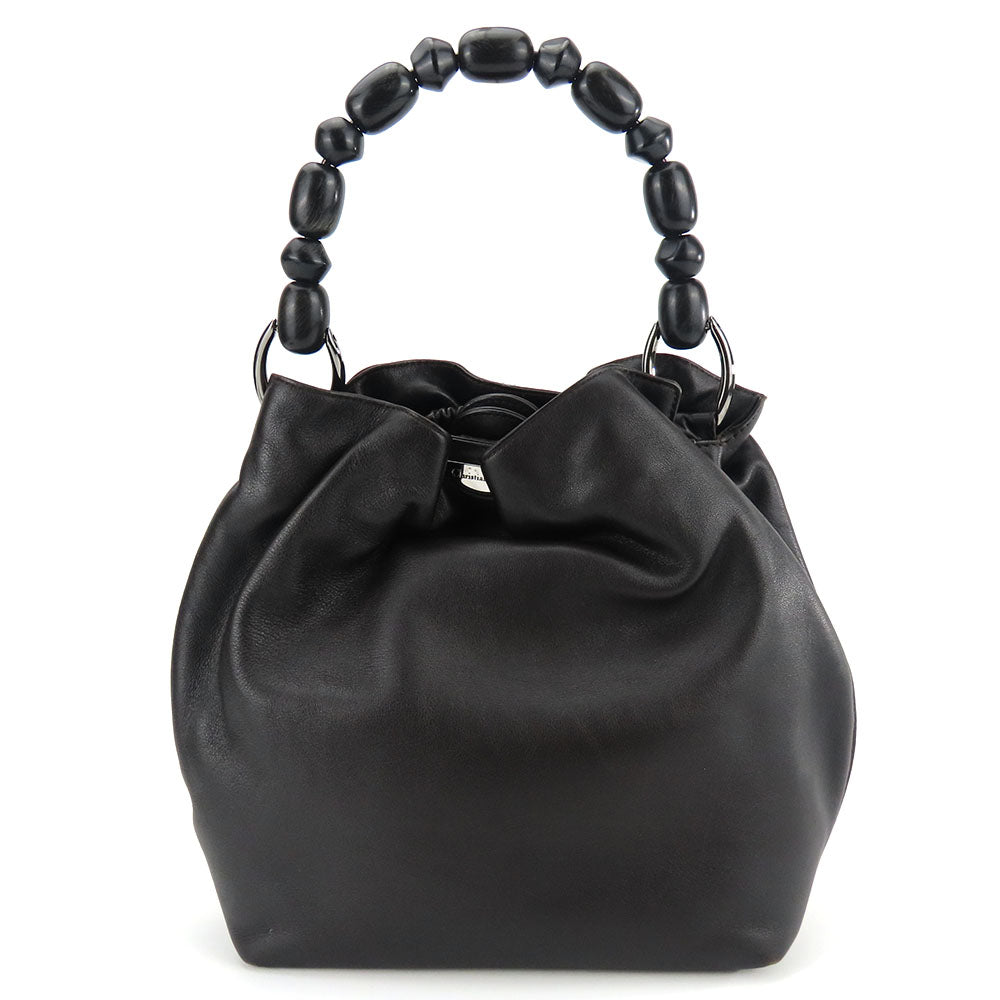 Dior Christian Handbag Dark Type Women Leather Brown Travel Bag