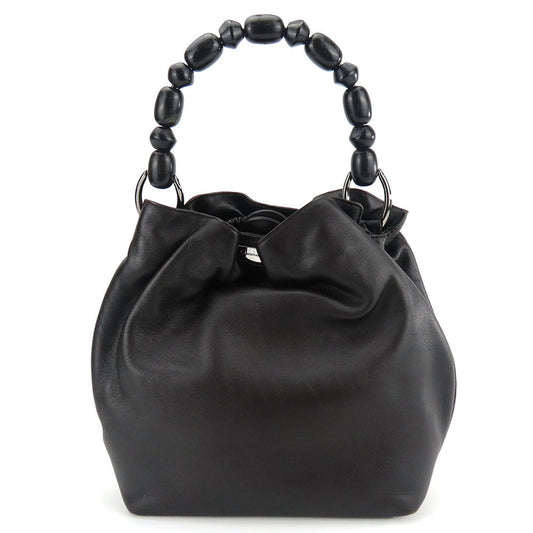 Dior Christian Handbag Dark Type Women Leather Brown Travel Bag