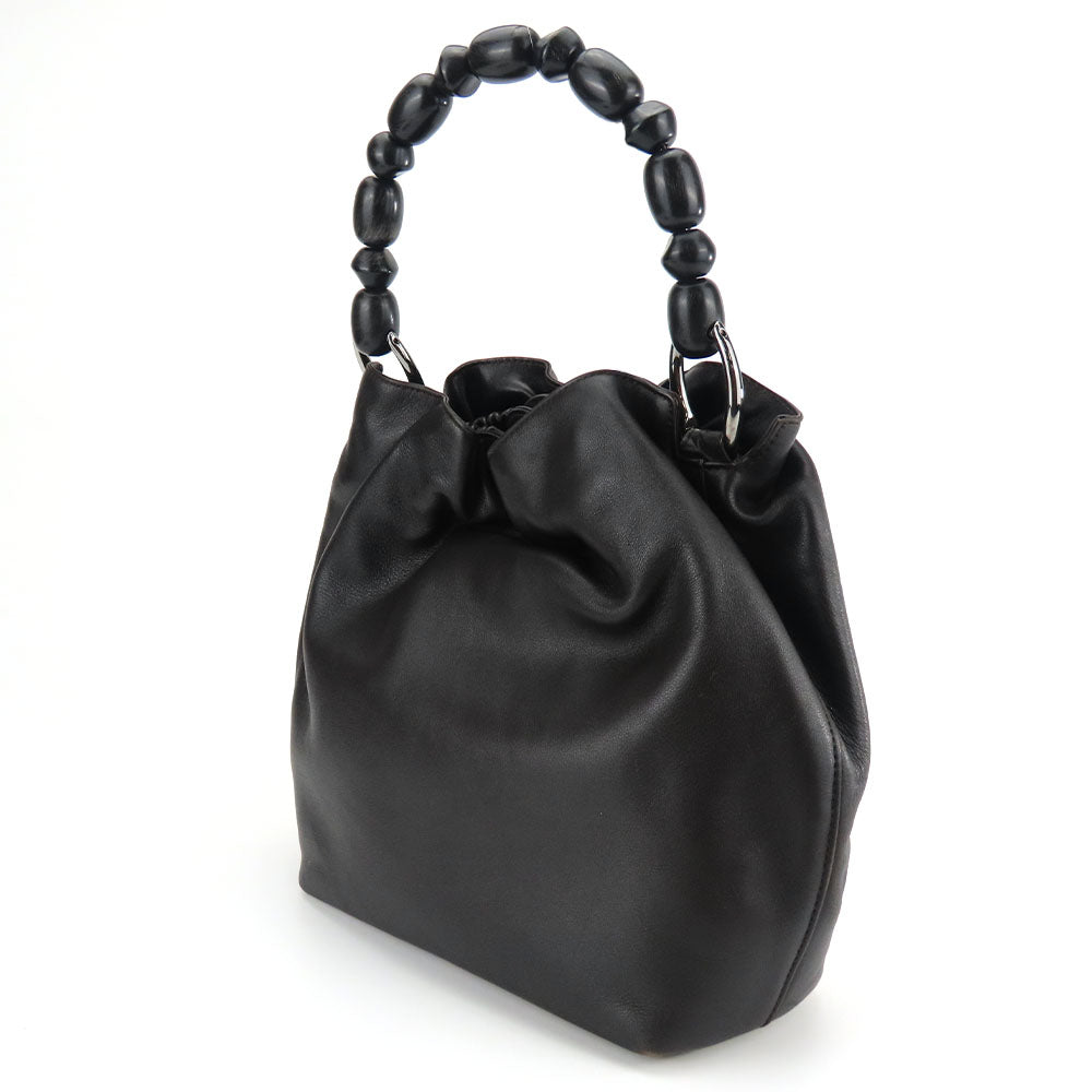 Dior Christian Handbag Dark Type Women Leather Brown Travel Bag