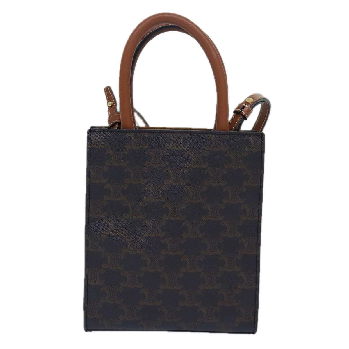 Luxury Triomphe Particle Cabas Hand Bag Pvc Leather Black Travel Bag