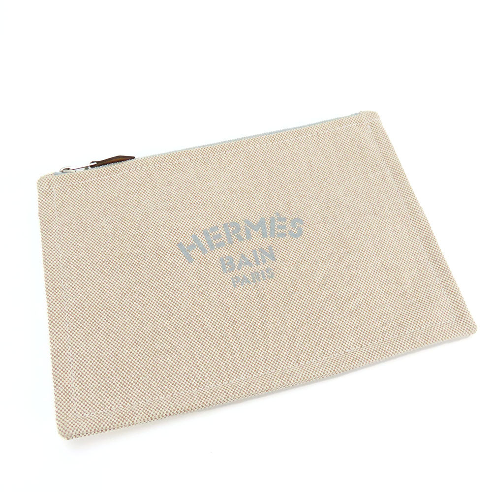 Pouch Type New Yotting Pm Unisex(Unisex) Handbag Canvas Beige Travel Bag