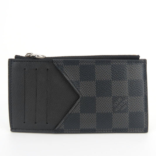 Louis Vuitton N64038 Damier Grafitte Coin holder Black Wallet Case