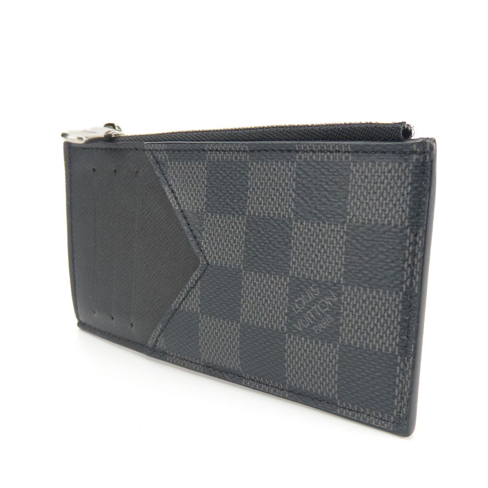 Louis Vuitton N64038 Damier Grafitte Coin holder Black Wallet Case