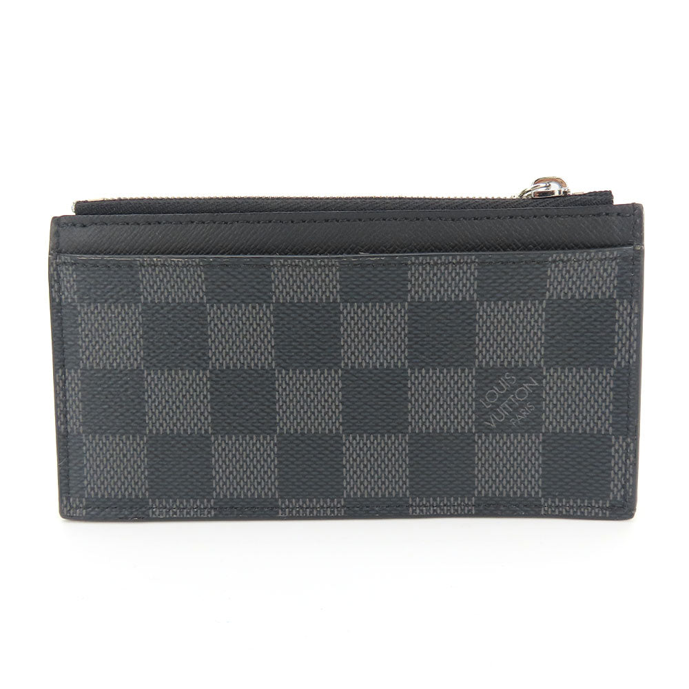 Louis Vuitton N64038 Damier Grafitte Coin holder Black Wallet Case