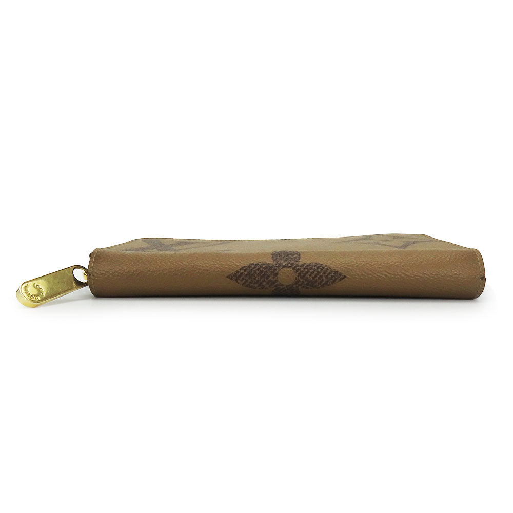 Louis Vuitton Long Purse M69353 Giant Reverse Monogram Brown Wallet Case
