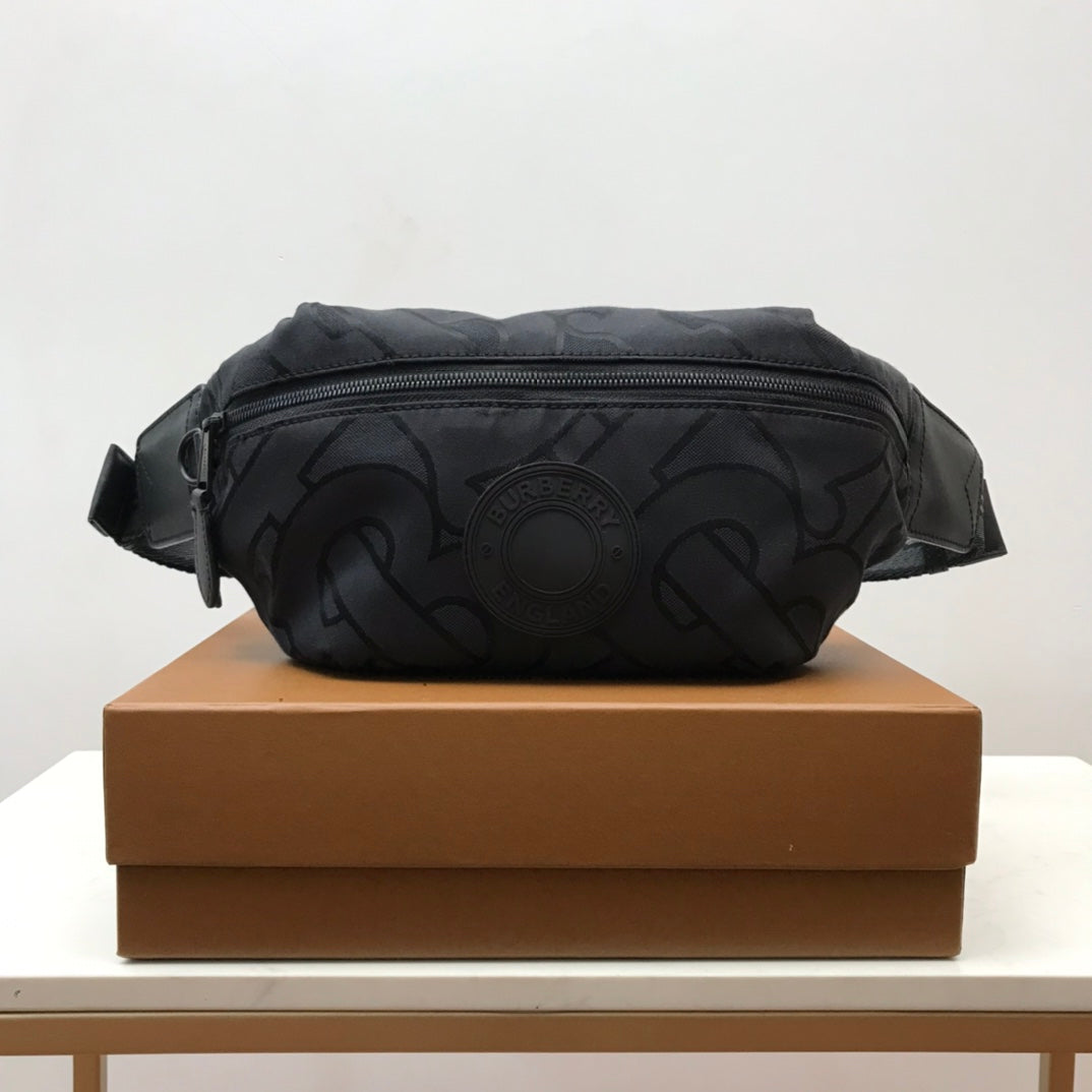 Top Quality Recycled Polyester Sonny Bum Bag Monogram Black Travel Bag