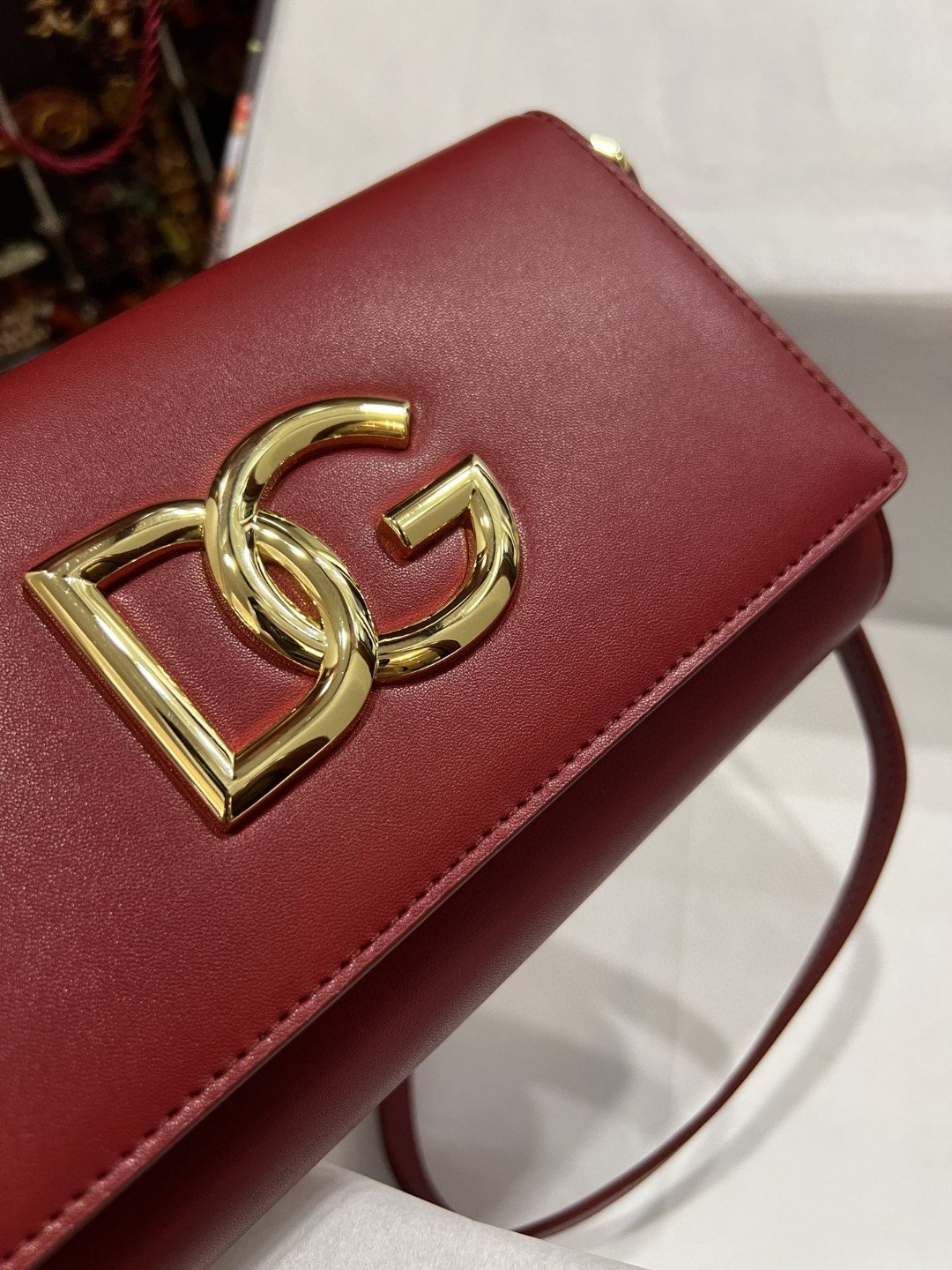 Burgundy Top Qualityã Clutch Bag