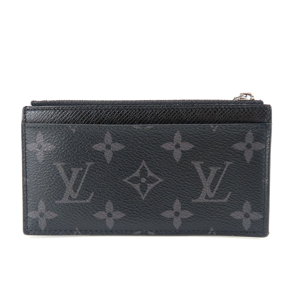Louis Vuitton Coin M30271 Taiga Coin holder Black Wallet Case