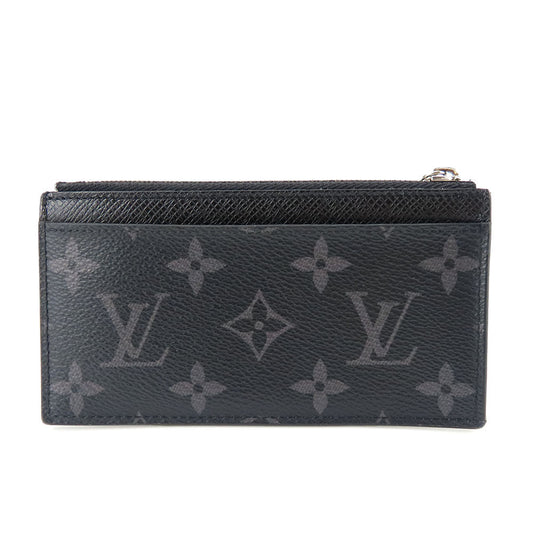 Louis Vuitton Coin M30271 Taiga Coin holder Black Wallet Case