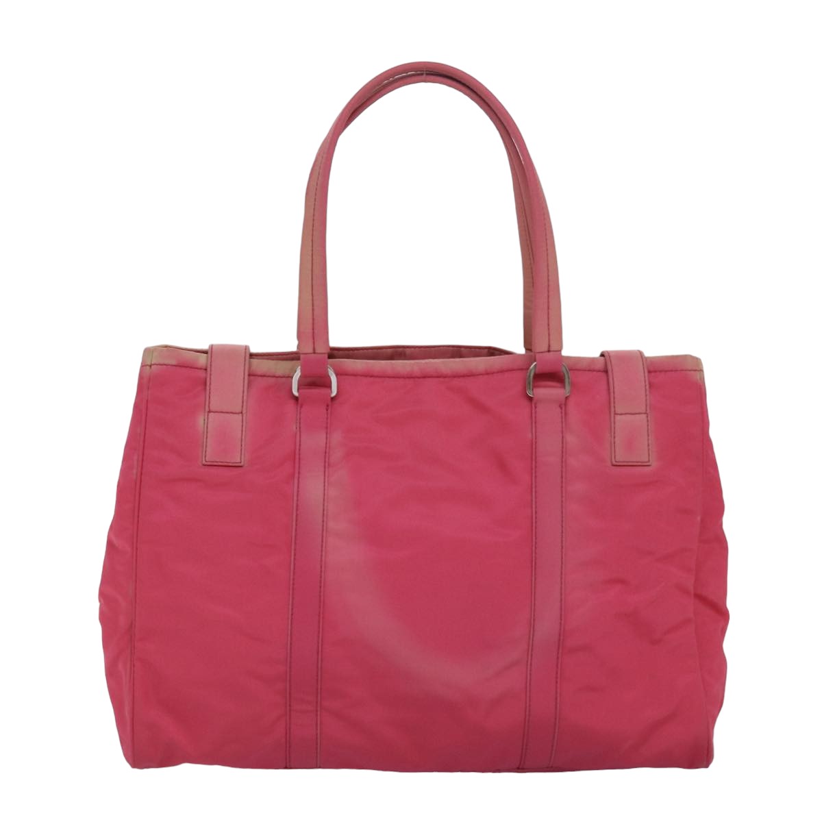 Prada Tote Bag Auth Nylon Pink Pink Auth 83295
