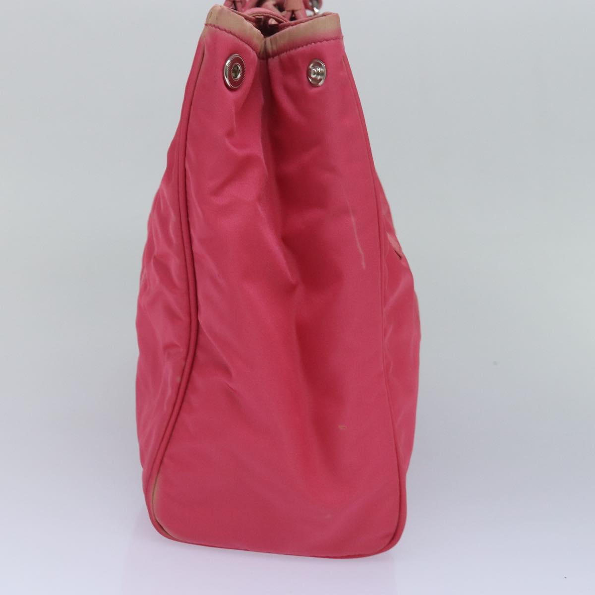 Prada Tote Bag Auth Nylon Pink Pink Auth 83295