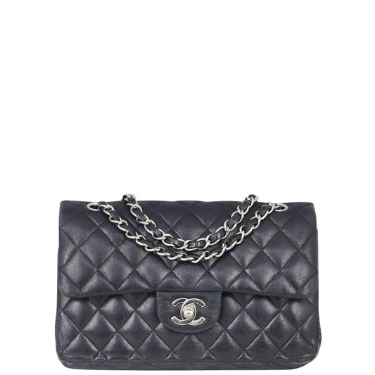 Chanel Classic Double SHW Handbag Black Small