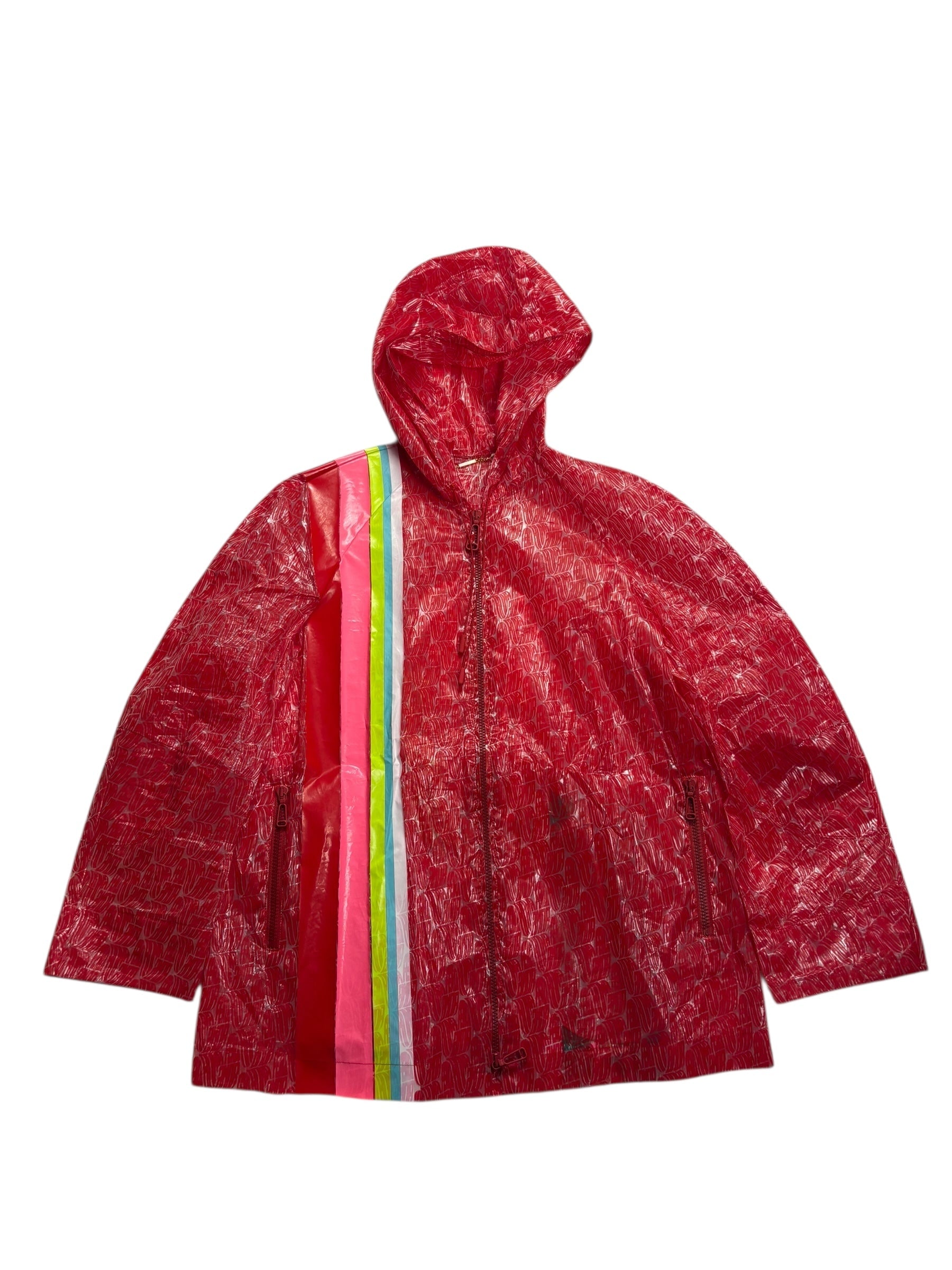 Fendi Handbag PVC -Up Jacket Multicolor Zip