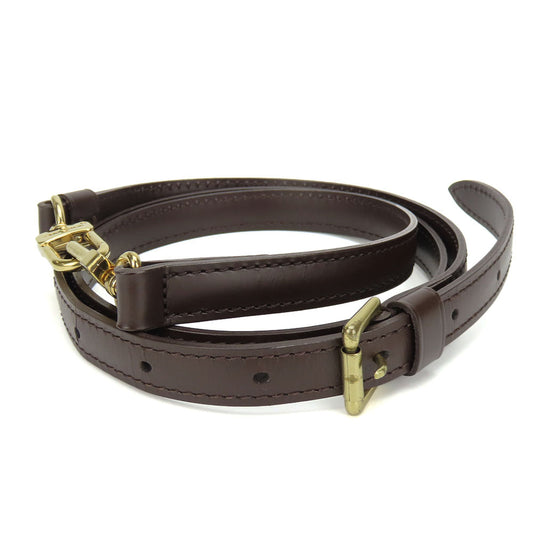 Louis Vuitton strap Leather Brown Shoulder Bag