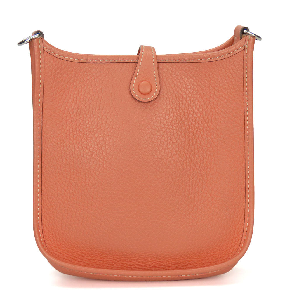 Hermes Shoulder Bag Togo Evelyn Tpm Women Pink