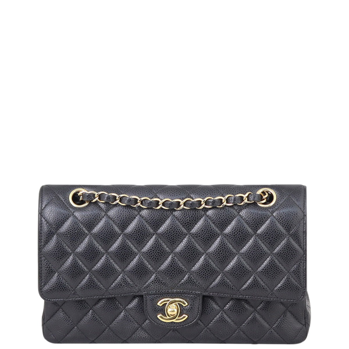 Chanel Classic Double 21 Series Handbag Medium Flap