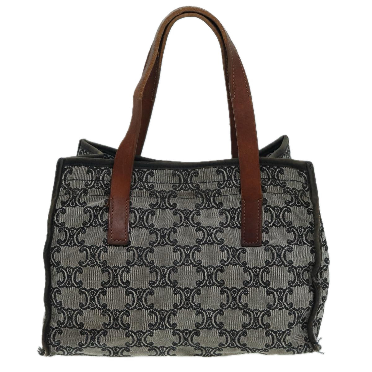 Luxury Paris Macadam Hand Bag Gray Canvas Travel Bag