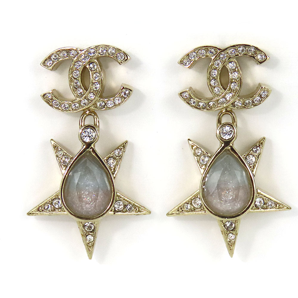Chanel Pierce Gold Jewelry 2