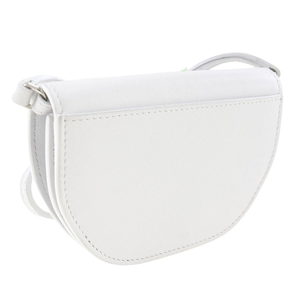 Burberry Olympia Shoulder Bag Leather White