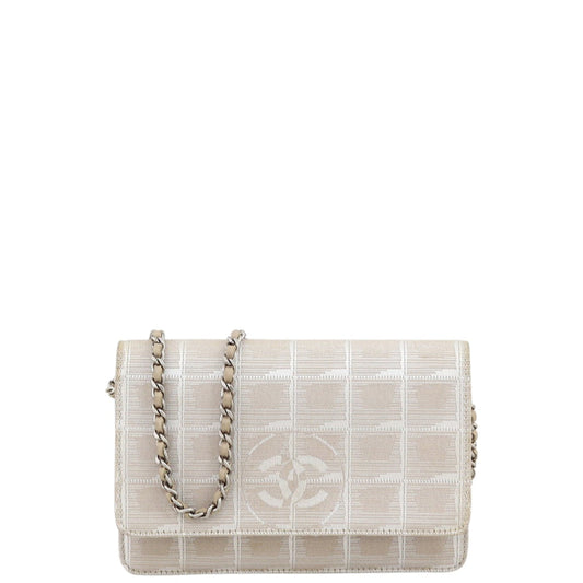 Chanel CC Travel Line Wallet on Handbag Chain Travel Bag