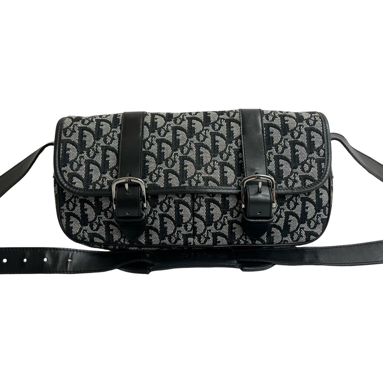 Dior Shoulder Bag Canvas Black