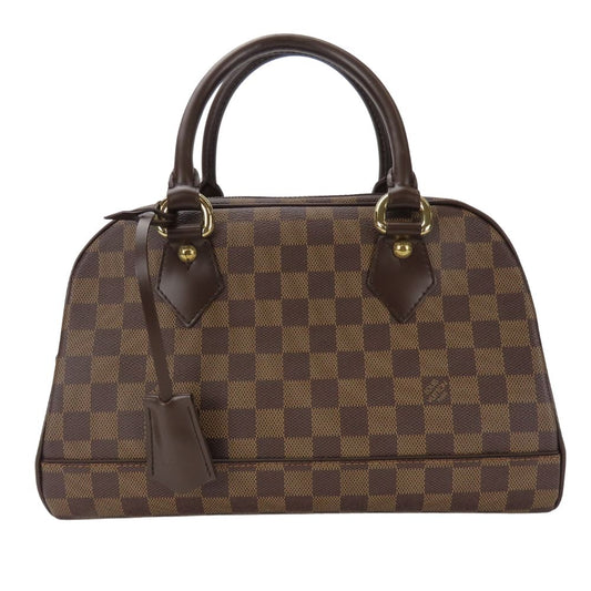 Louis Vuitton N60008 Damier Ebene Duomo Leather Handbag