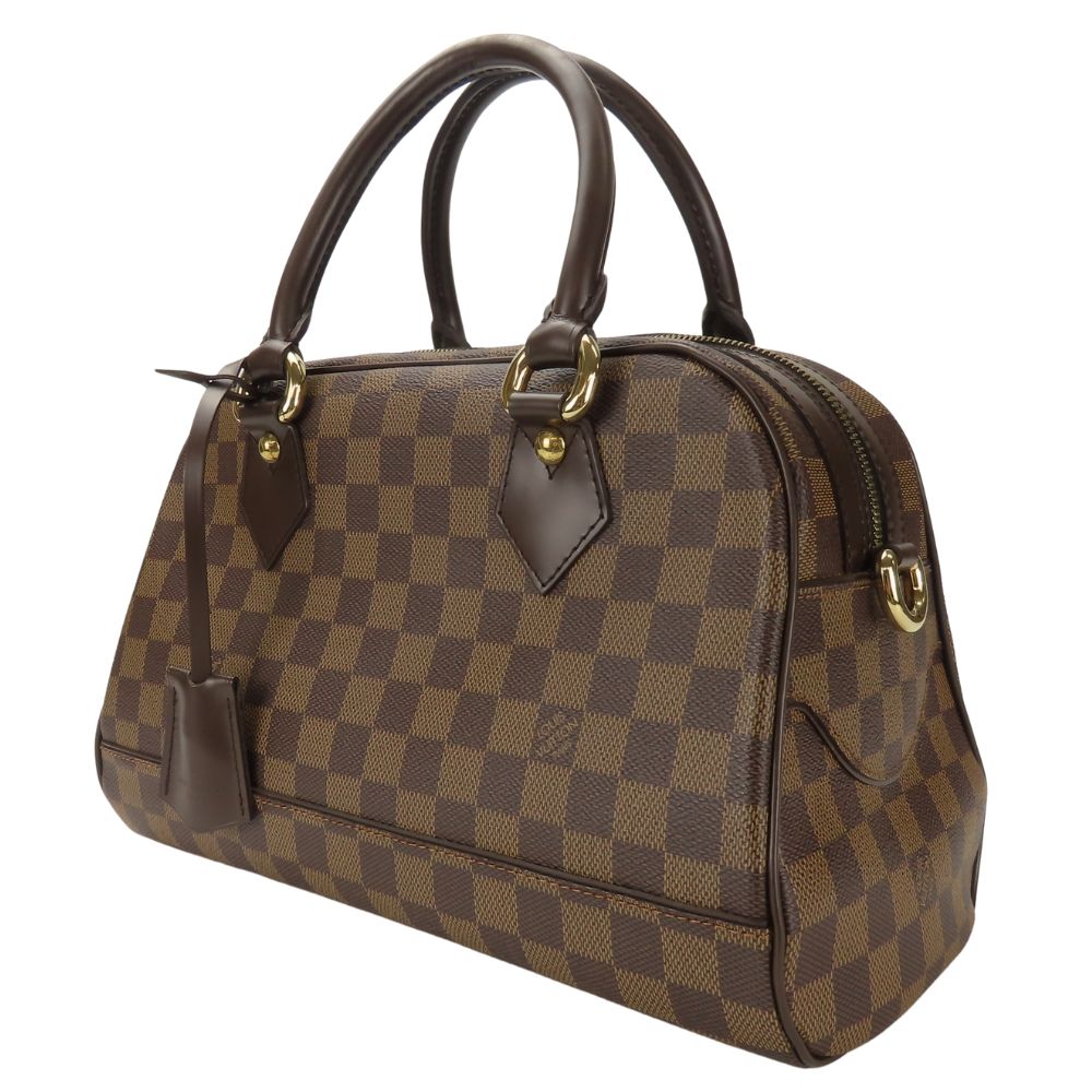 Louis Vuitton N60008 Damier Ebene Duomo Leather Handbag