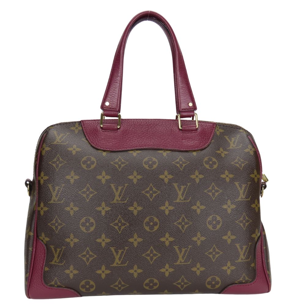 Louis Vuitton M40545 Retiro Monogram Leather Brown Handbag