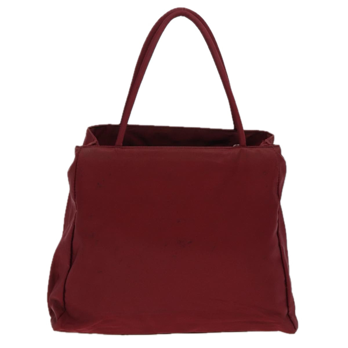 Prada Hand Bag Auth Nylon Red Travel Bag Red Auth 83951