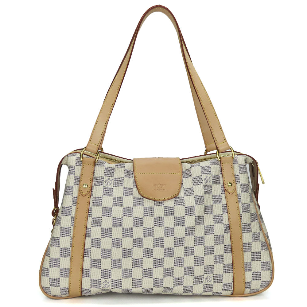 Louis Vuitton N42220 Damier Azur Stresa PM White Tote Bag
