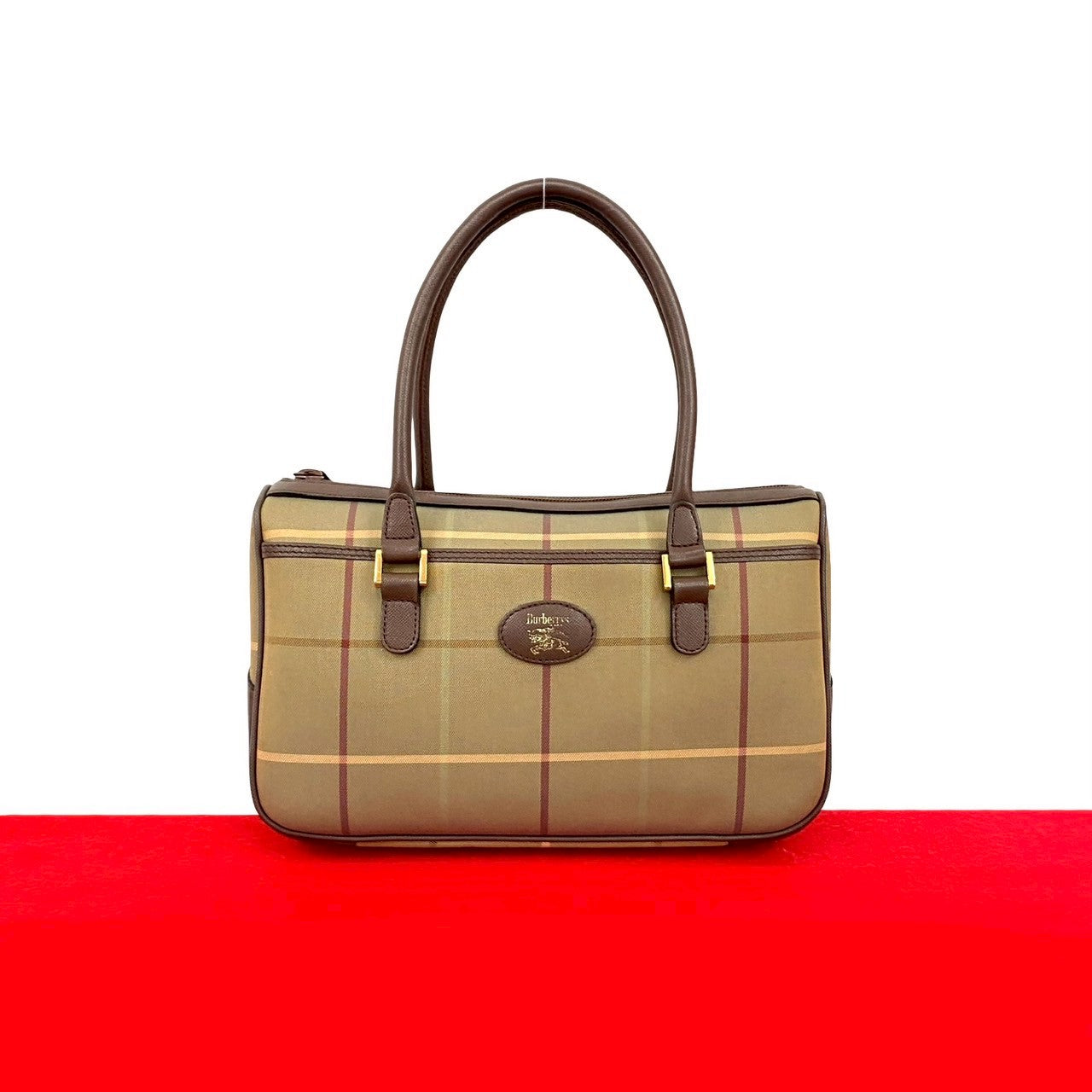 Burberry 839E839 34602 Canvas Brown Travel Bag