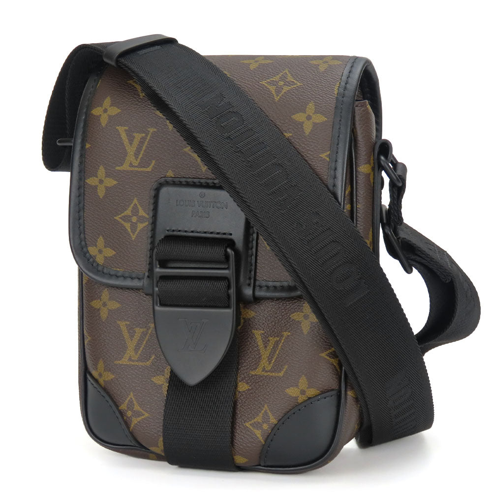 Louis Vuitton M46442 macacer archie messenger Monogram Brown Crossbody Bag