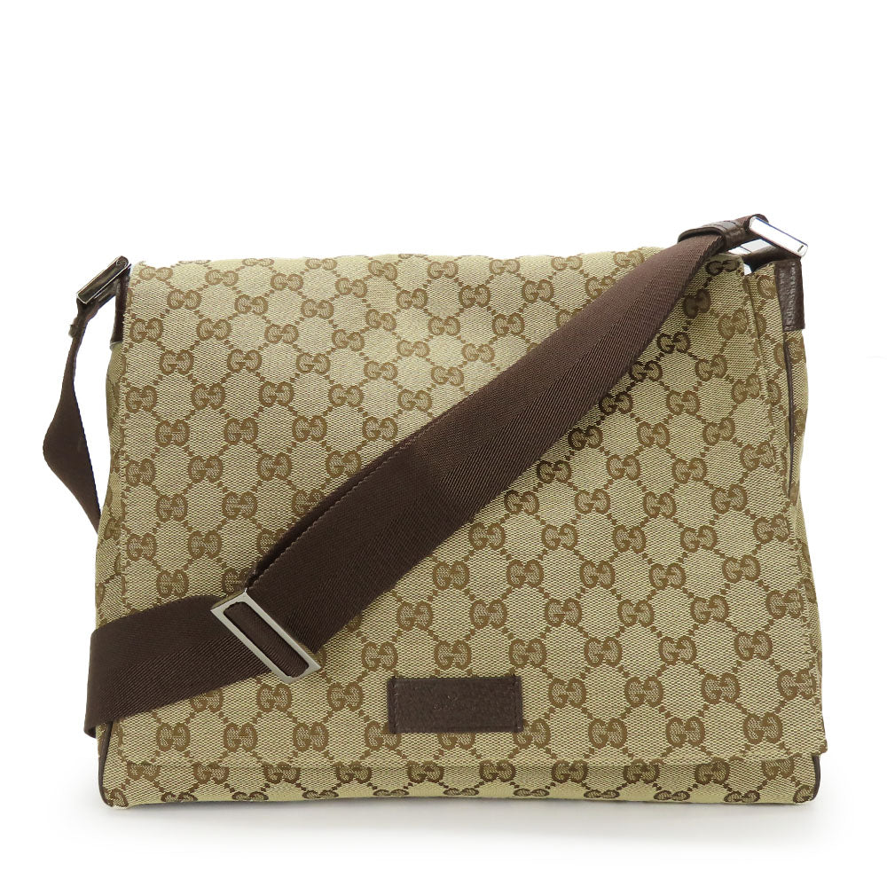 Gucci GG Canvas Beige Shoulder Bag 5