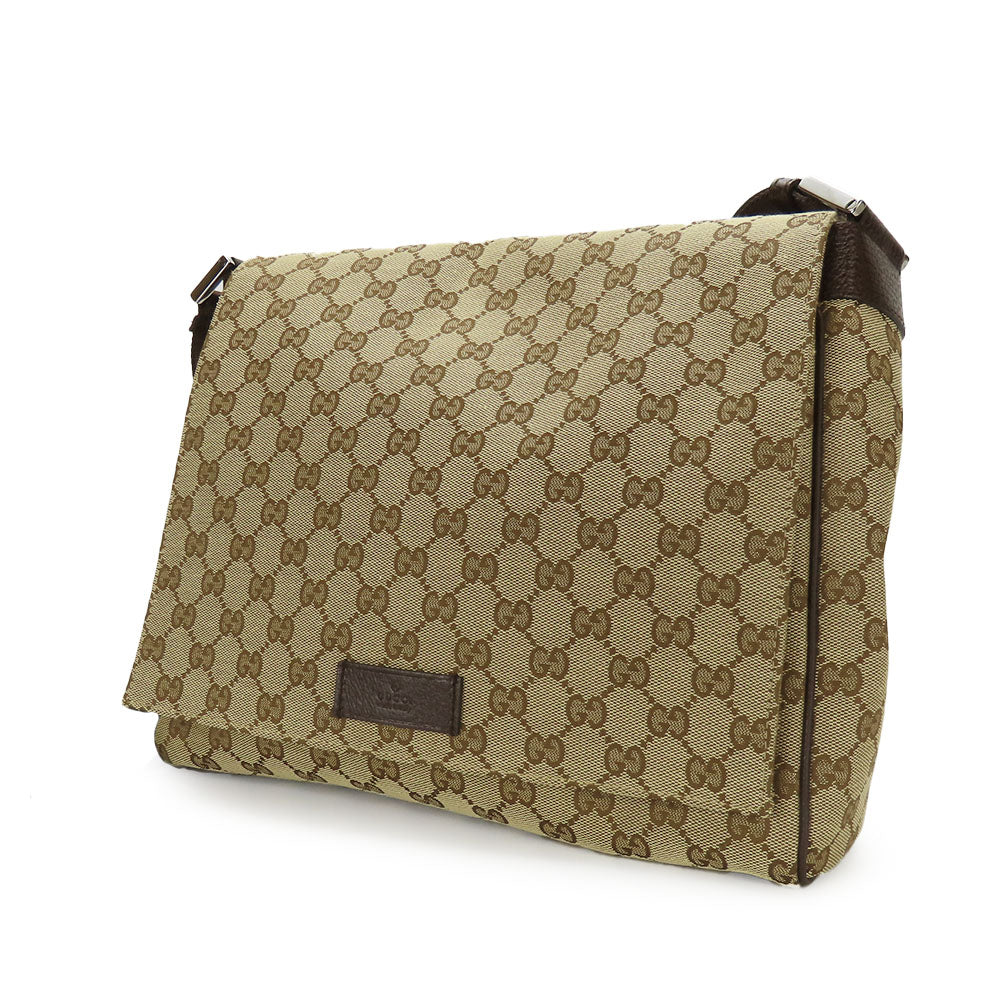 Gucci GG Canvas Beige Shoulder Bag 5